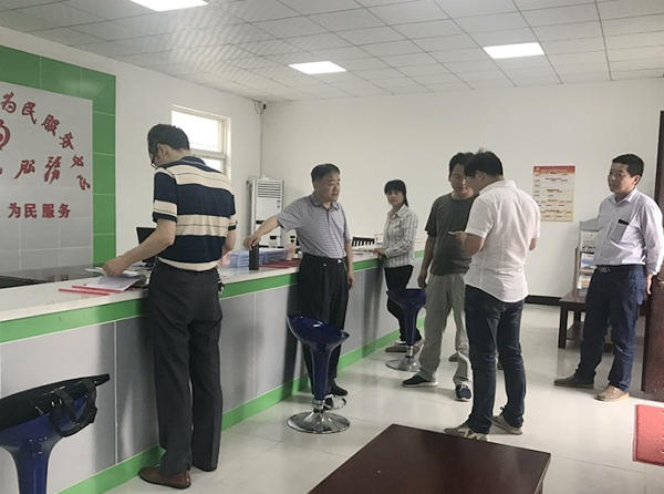 县委组织部深入张桥镇督查指导基层党组织标准化建设工作_副本.jpg