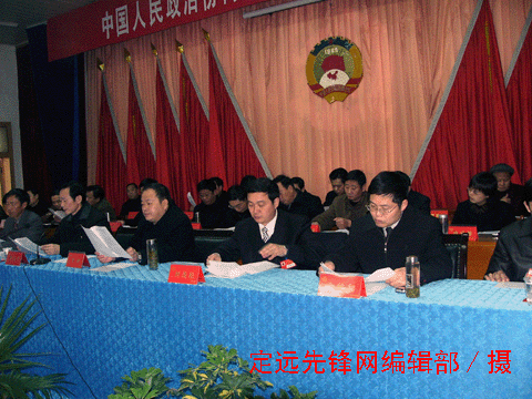 县政协副主席张玲向大会报告了定远县政治协商会议第八届委员会第一次